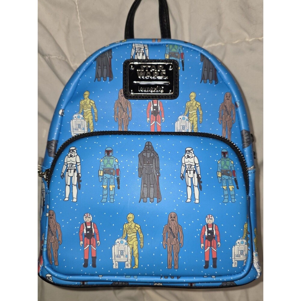 Like new chewie c3po Darth Vader mini backpack bookbag tote bag purse!